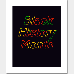 Black history month Posters and Art